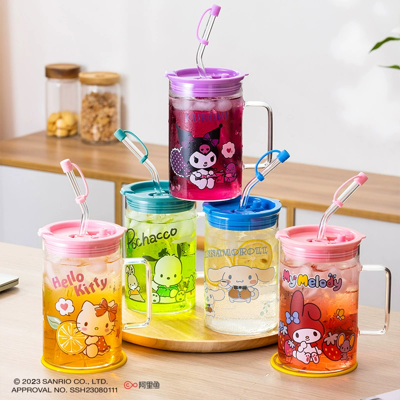 Sanrio, cartoon glass