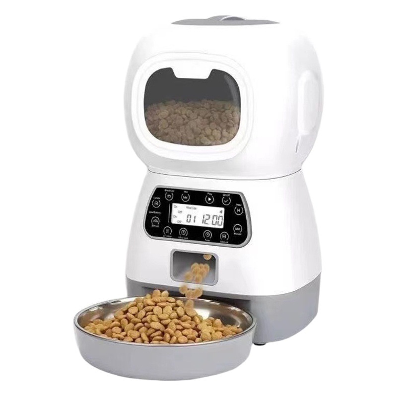 Nuevo alimentador de mascotas de Amazon, éxito de ventas, temporizado y cuantitativo, venta directa de fábrica, totalmente automático