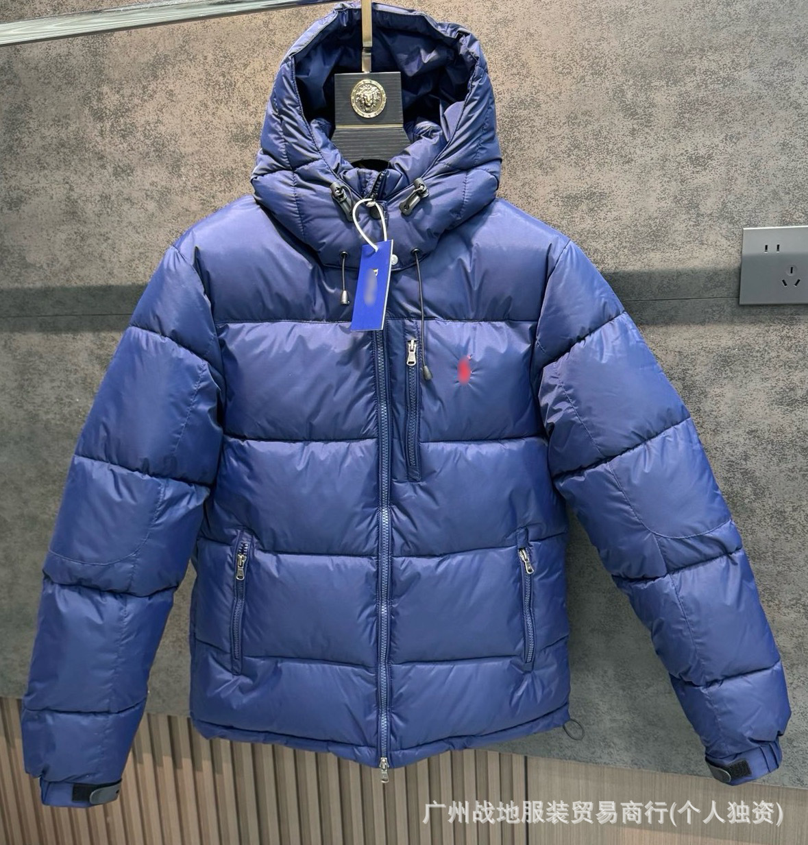 블루 코튼 재킷