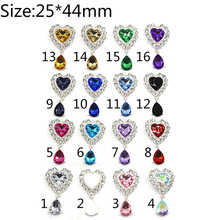 时尚新款镂空桃心合金饰品配件水滴吊坠 胸针蝴蝶结发饰饰品现货