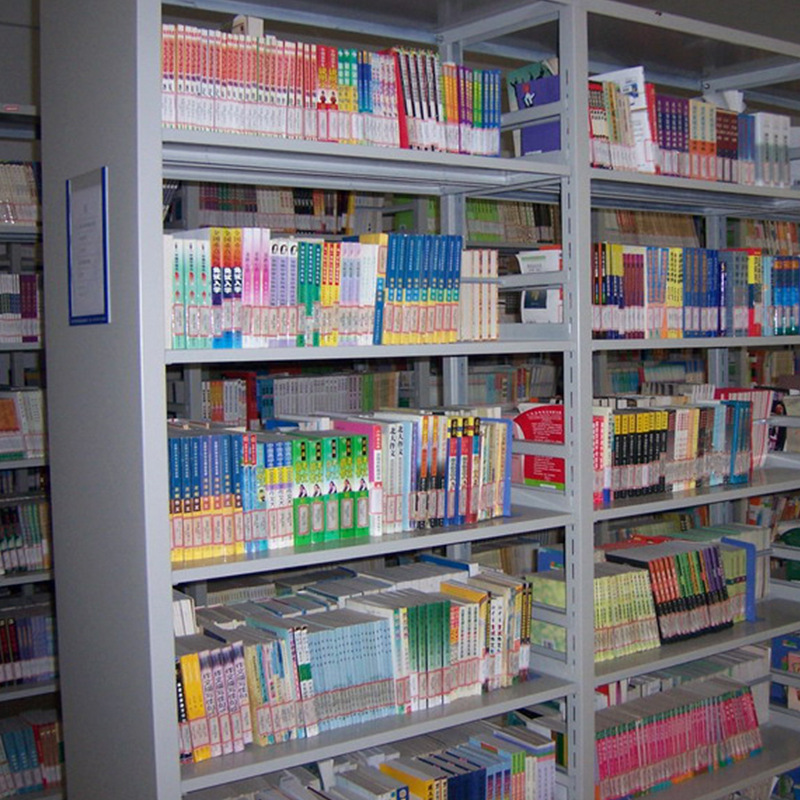 スチール本棚図書館学校書店閲覧室両面書類棚書類棚図書棚鉄製本棚|undefined