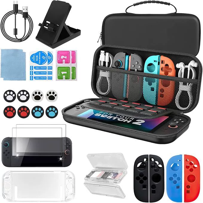 Защитный чехол для игровой консоли Nintendo Switch 2, косметичка Switch/OLED, ящик для хранения консоли Nintendo