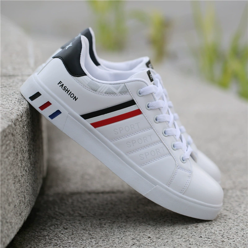 Весной и летом новая маленькая белая обувь мужская модная обувь дикая повседневная спортивная обувь