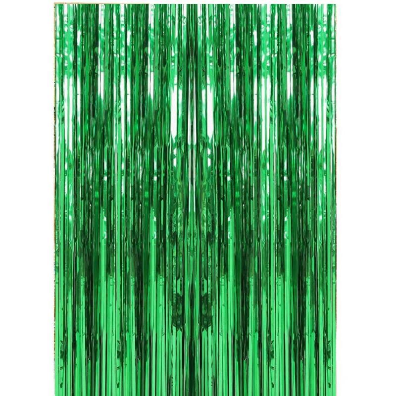 Cortina de Lluvia Decorativa de Plástico, Autoadhesiva, para Fiestas y Eventos