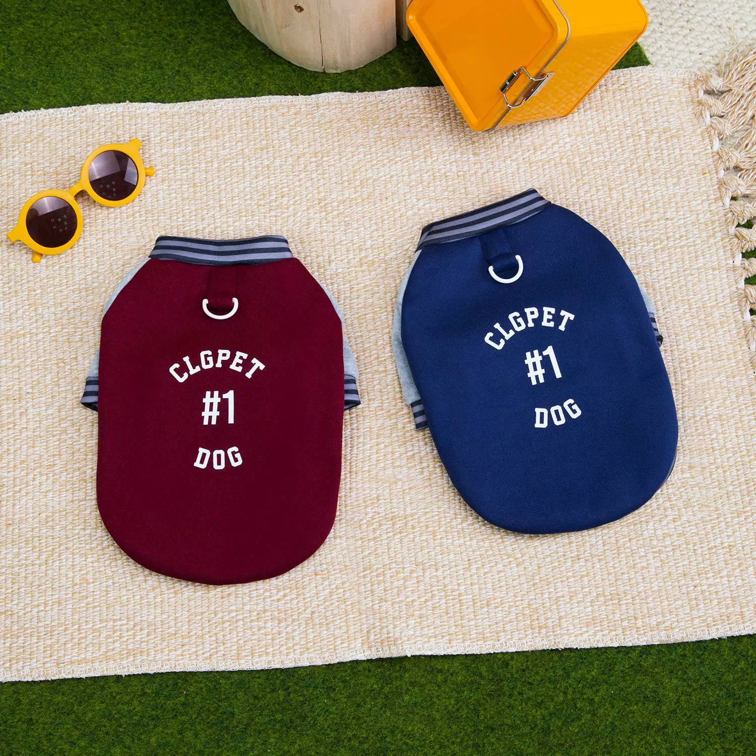 宠物衣服秋冬季加厚保暖猫咪柯基泰迪比熊可牵引狗狗衣服游戏卫衣