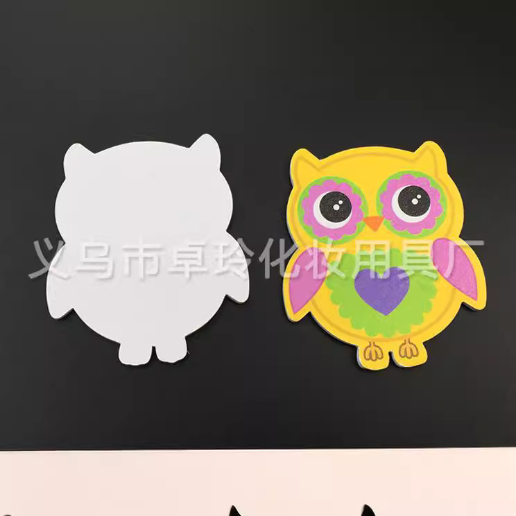 Fábrica profesional animal mini archivo búho lindo uñas frotar tira Eva mini frotar en stock al por mayor