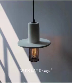 G modelo 260X200 E27 yeso + Hierro forjado