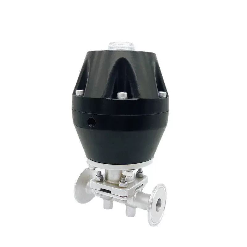 气动隔膜阀 隔膜阀 快装隔膜阀 卫生级气动快装隔膜阀 隔膜罐底阀