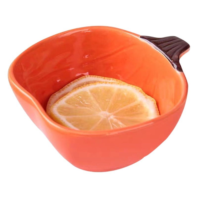 Dip Flavor Dish Household Small Flavor Dish Creative Cartoon Ceramic Dish Cute Dumpling Dish Dish Bone Spitting Dish Small Dish Dish
