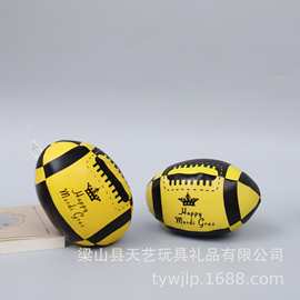 批发供应PVC橄榄球 儿童解压玩具压力球可印刷logo 亲子互动玩具