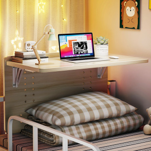Computer Desk for College Students in Dormitory, Bed Desk, Upper Bunk Dormitory Lazy Desk, Lower Bunk Foldable Desk, Office Desk