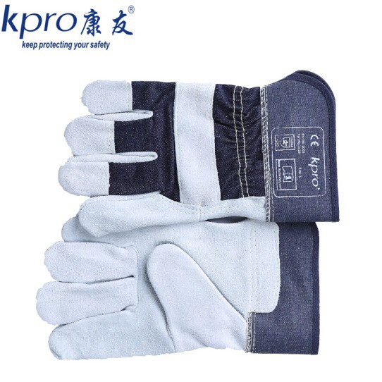 康友 (KPRO)电焊手套 焊接手套 劳保手套 全掌工作防护手套