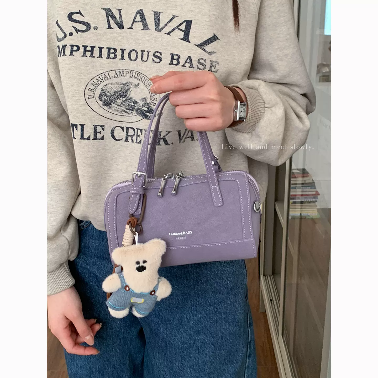 批发韩版时尚女士手提包2026新款春季枕头包简约百搭单肩斜挎包