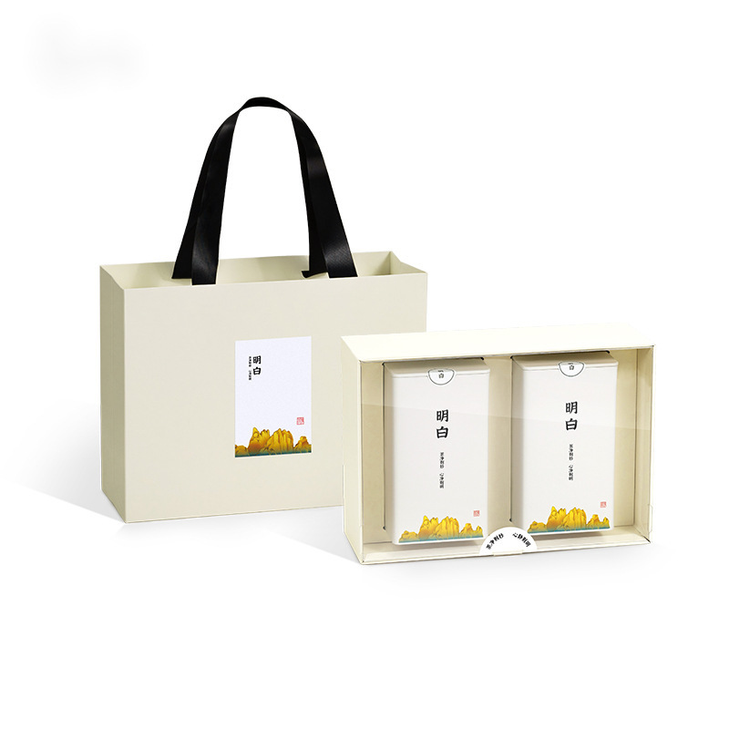 new year White tea packing Gift box Fuding White tea White Peony Silver needle Packaging box Carton support enterprise