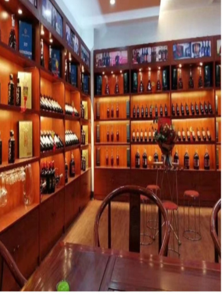 木质酒柜白酒展示柜红酒柜超市产品柜烟酒茶叶柜展示架陈列柜烟柜