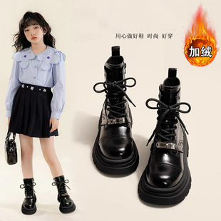 �����i��Ůͯ�R��ѥ2025�ﶬ���¿�Ӣ���L������ѥ�д�ͯŮ��ѥ��