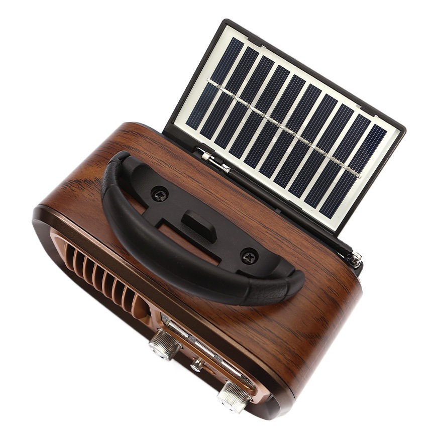Amazon retro solar portátil multifuncional de tres bandas de radio tarjeta de radio Bluetooth audio