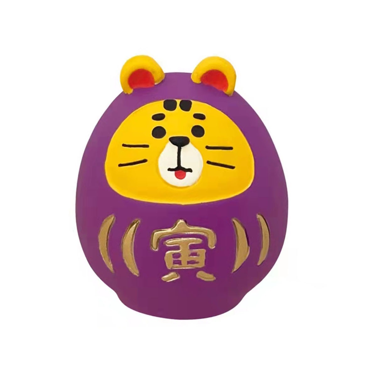보라색 호랑이 다루마