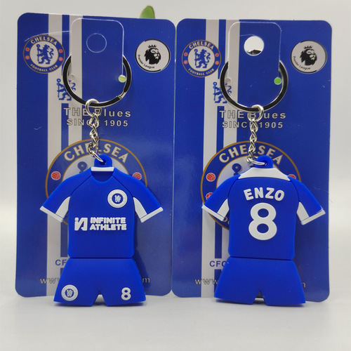 Real Madrid Bellingham Inter Lautaro Onzo PVC Soft Rubber Keychain Football Fan Merchandise