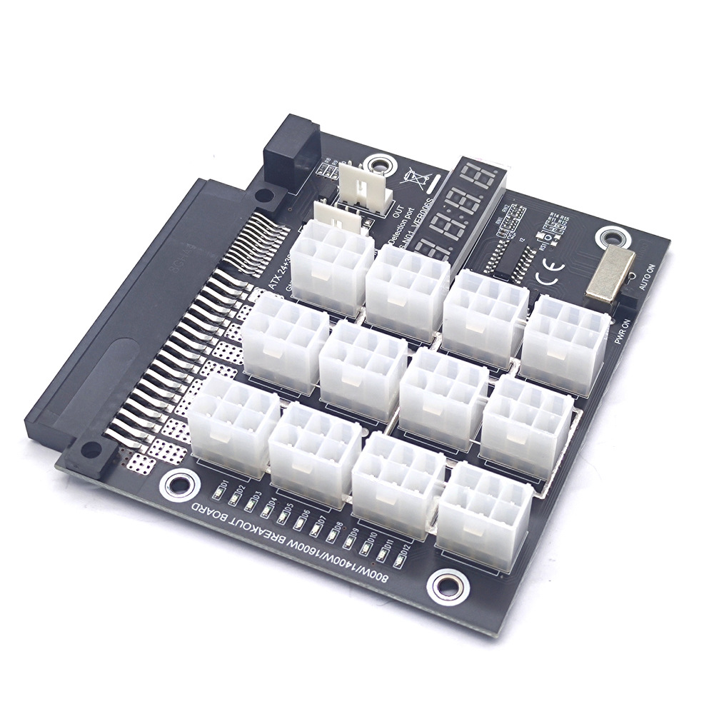 ������DEL��������Դ2200Wת6P�Կ���Դ��24+36PINת12��6Pת�Ӱ�