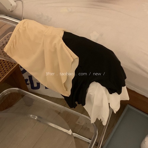 Sticky Safety Pants | Summer Thin Cool Ice Silk Insurance Anti-Panicking Shorts Four-Corner Underwear Invisible Inner Shorts