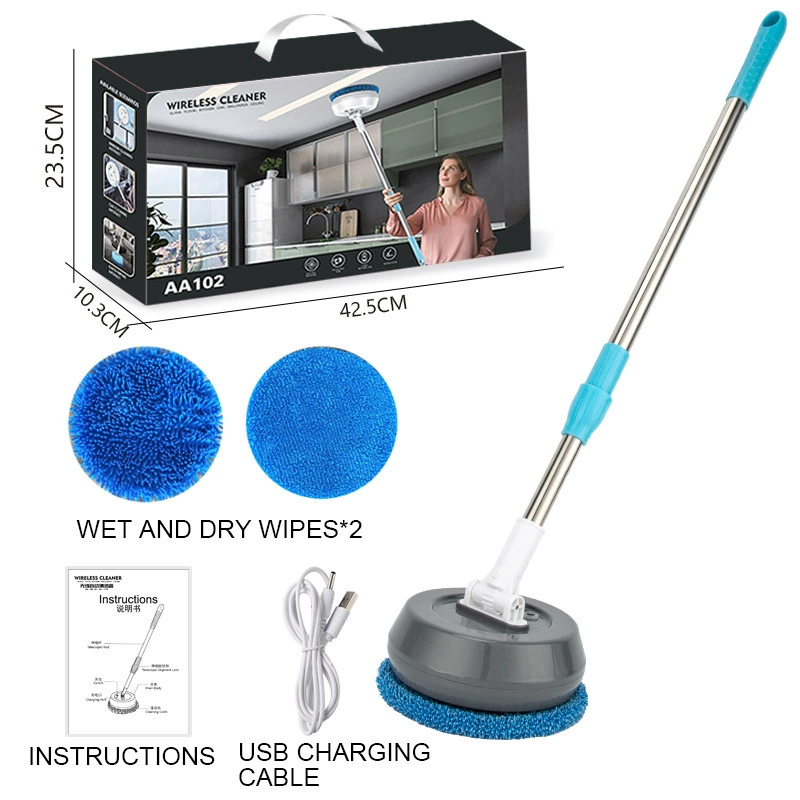 Робот для мытья стекол, бытовой телескопический беспроводной аппарат для мытья стекол, потолочный интеллектуальный робот для мытья окон