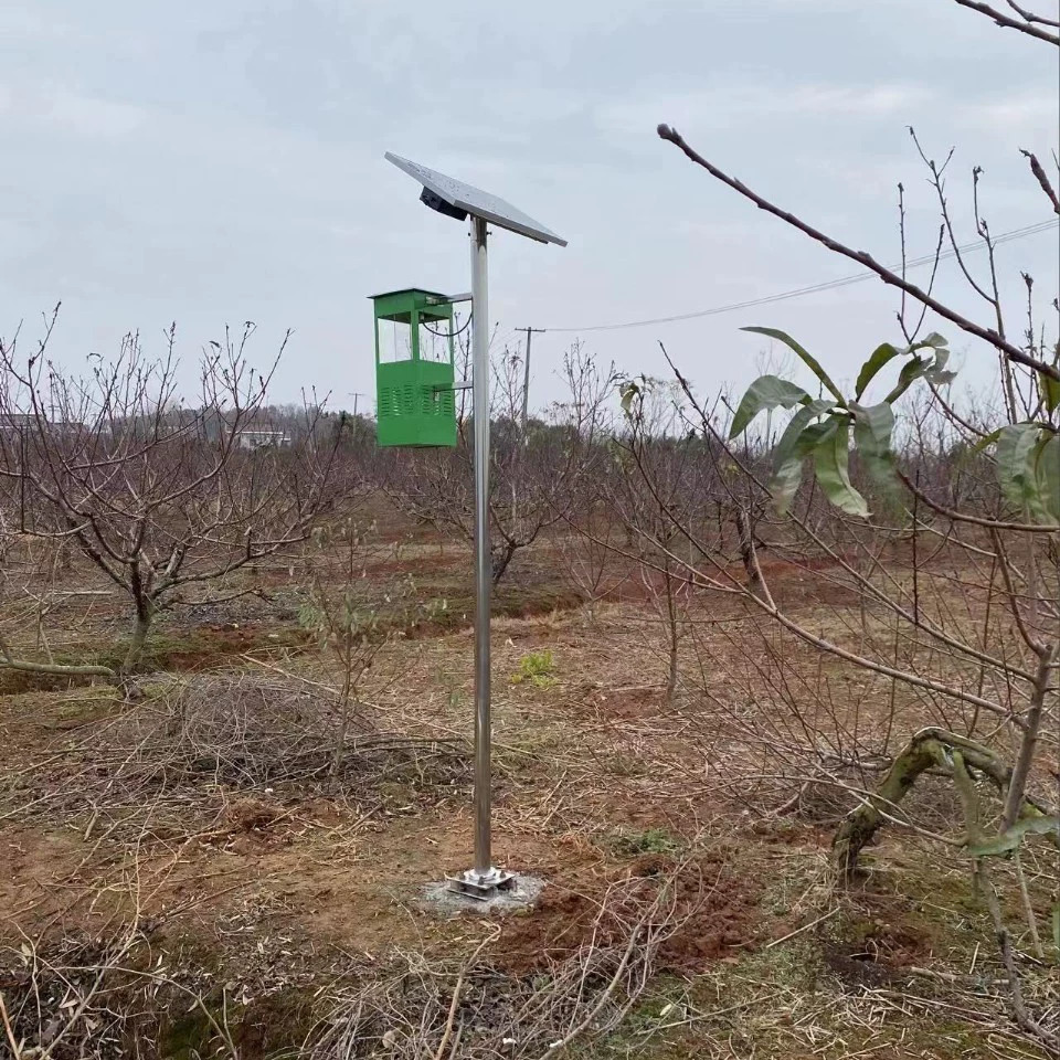 Сельскохозяйственная солнечная ветроотсасывающая инсектицидная лампа для садов, уличное средство от комаров и зеленый пояс, подключенный к электрической лампе для уничтожения комаров, может быть изготовлен по индивидуальному заказу.