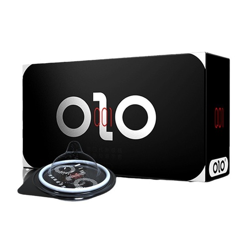 OLO condom 0.01 polyurethane granular model for girls, long-lasting ultra-thin adult sex toy condom wholesale