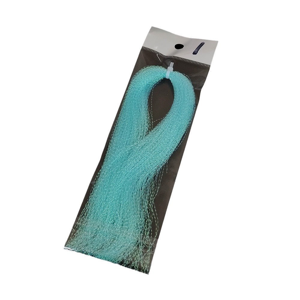 Garza Flying Road Yafei pesca cebo artificial cebo falso mosca gancho cebo artificial DIY material de producción 30 color espiral seda brillante