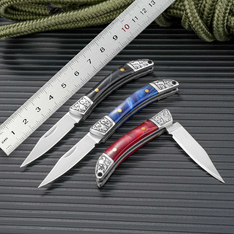 新款迷你钥匙扣小刀随身便携锋利开箱刀户外多功能刀美工刀防身刀