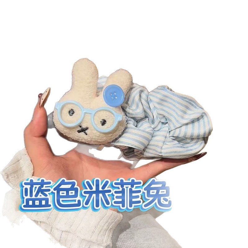 可爱波点大号米菲兔巨显发量香蕉夹后脑勺盘发百搭少女甜美发饰女|undefined