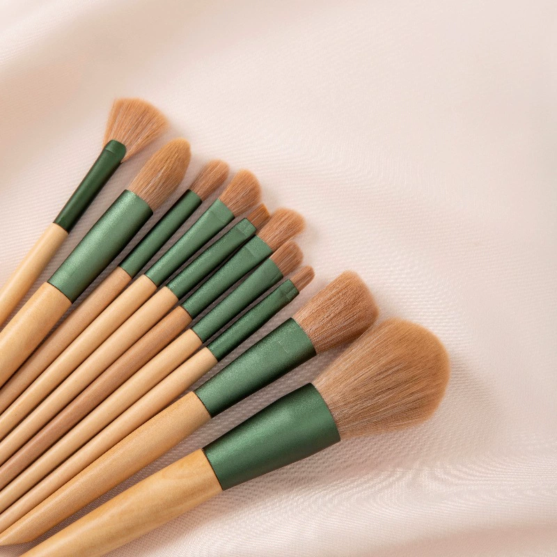 Soft brush, face blush, 10 pieces, full set