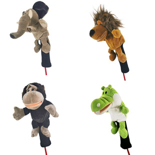 golf multi-animal golf Club cover No. 1 wooden club cap cover cartoon cute lion club head protection club cover