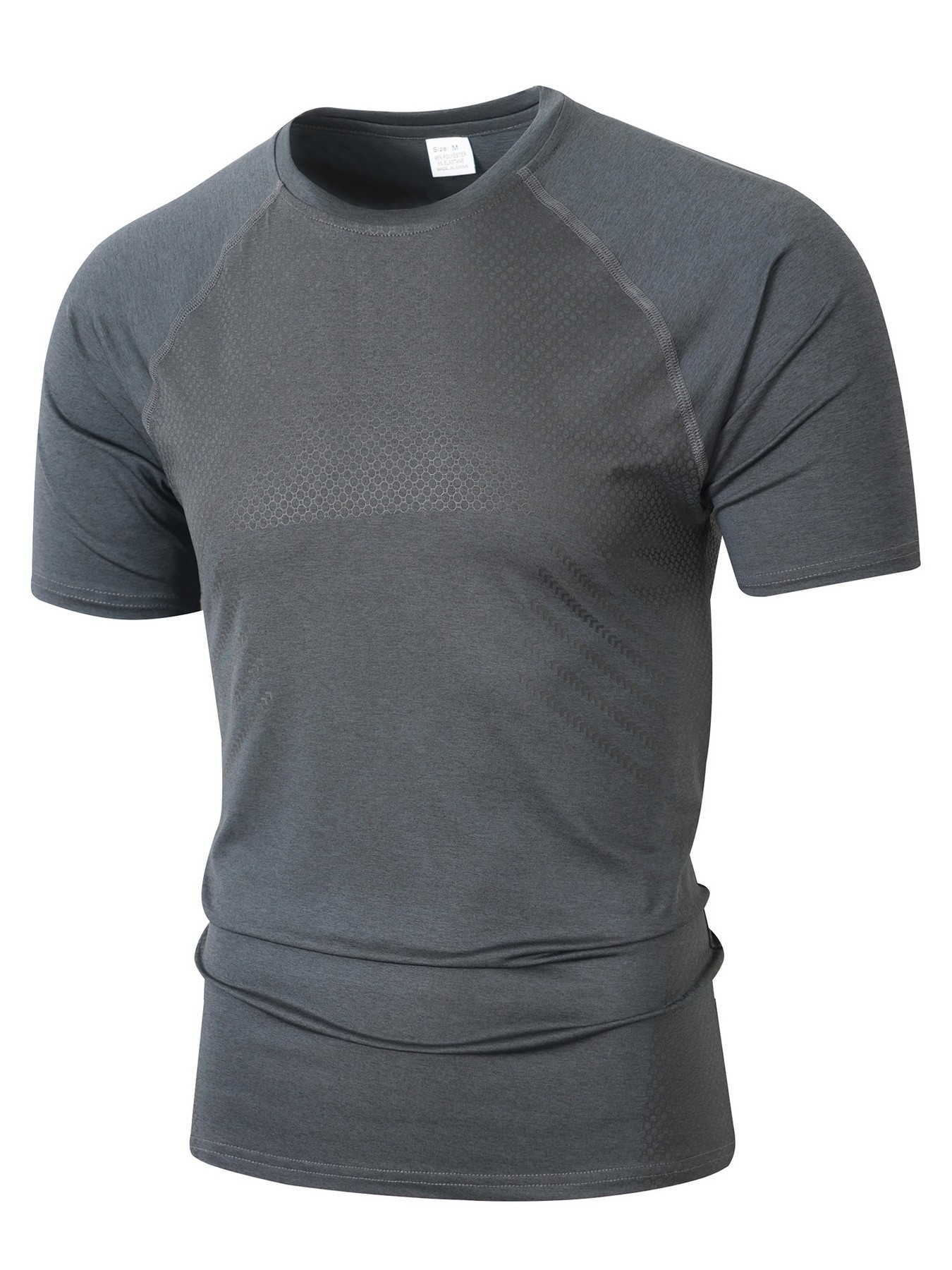Men's Clothing Men's Fitness Sports T-Shirt Style Tight Fit Casual Short Sleeve Training Clothes For Formal & Casual_viptrois.com