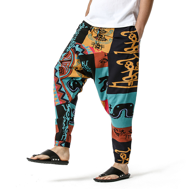 men's and women's foreign trade Harun yoga pants loose bohemian pants hanging pants moth pants 31