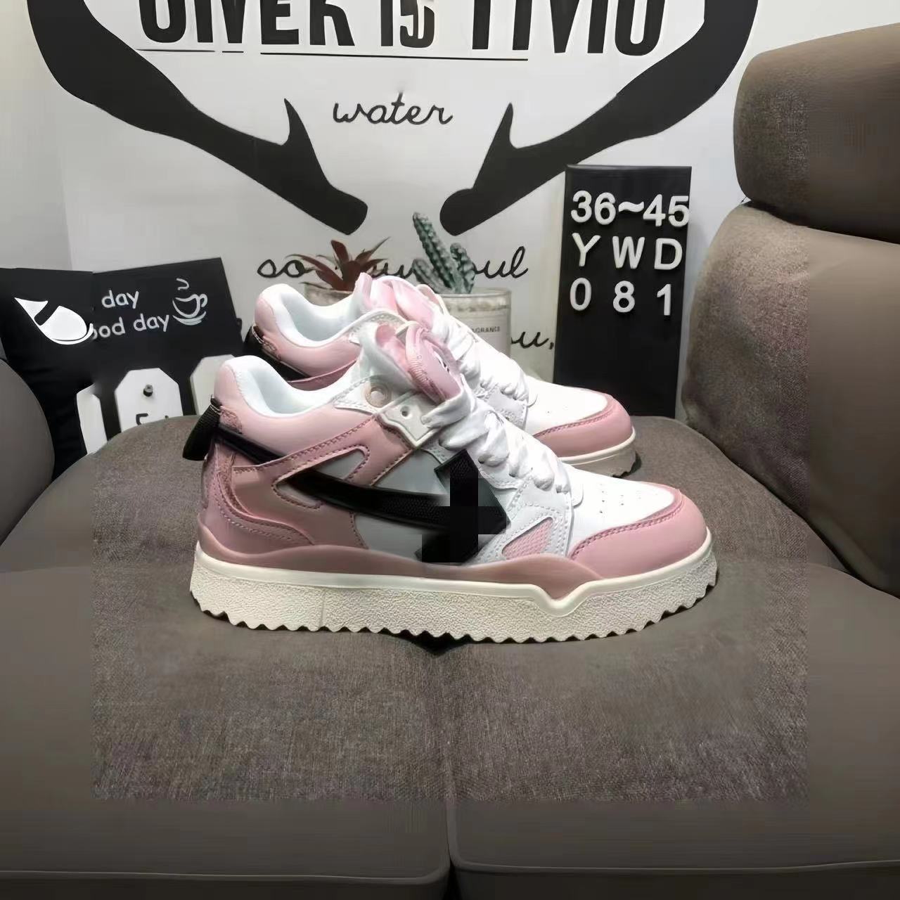 Zhongbang skate casual off zapatos deportivos de marca conjunta para hombres y mujeres, zapatos blancos de moda, zapatos de flecha plana