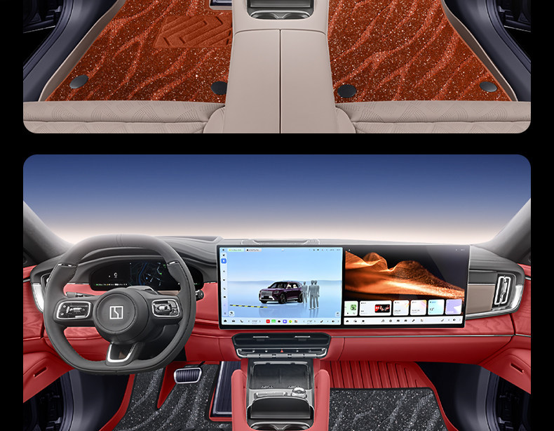 Suitable for Zeekr 8X TPE2026 new model car interior floor mats, modification accessories, and carpet supplies