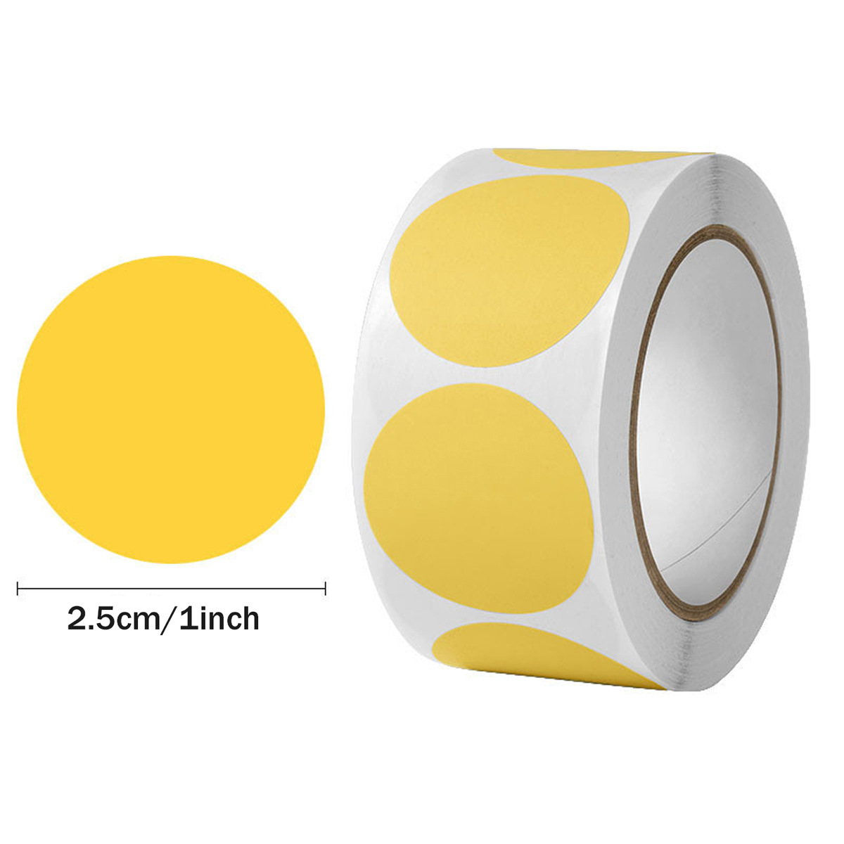 c520;2.5cm/1inch*500 스티커