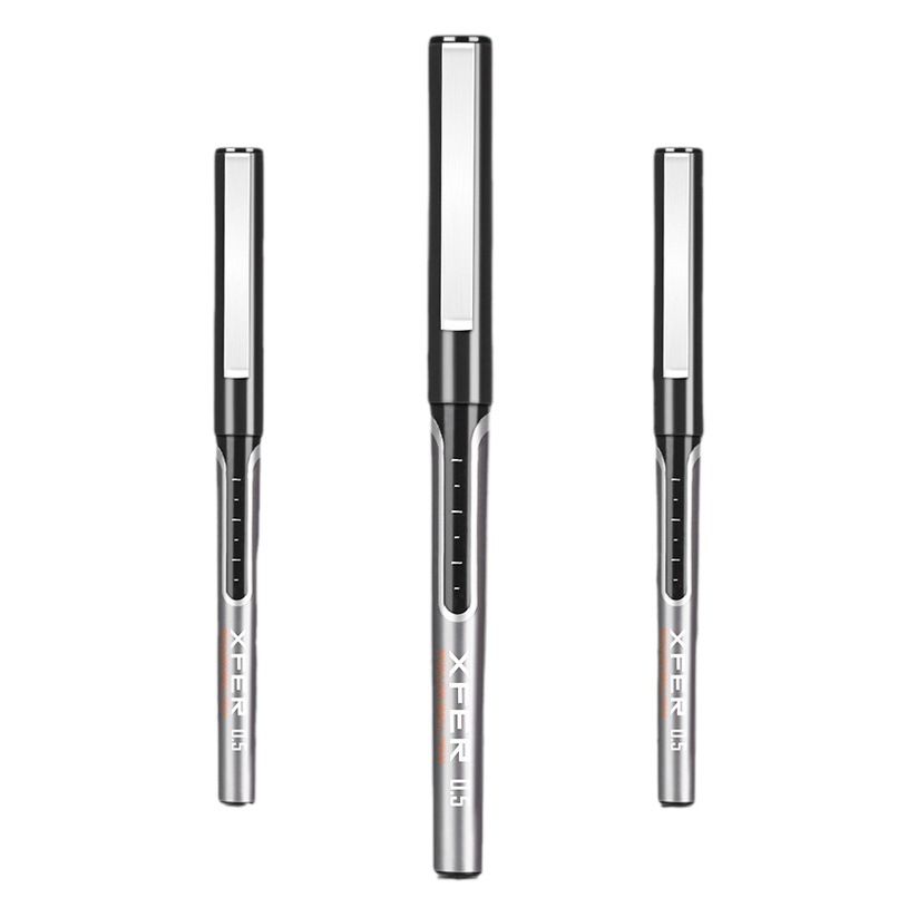 Deli S657 Direct Liquid Ball Pen Large Capacity 0.5mm Sign Pen Student Examination Ball Quick-drying Self-controlled Ink