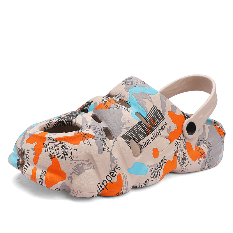 Sandali estivi casual da uomo in EVA di alta qualità, comodi, con suola spessa e antiscivolo, adatti per l'uso esterno, alla moda._voghion.com