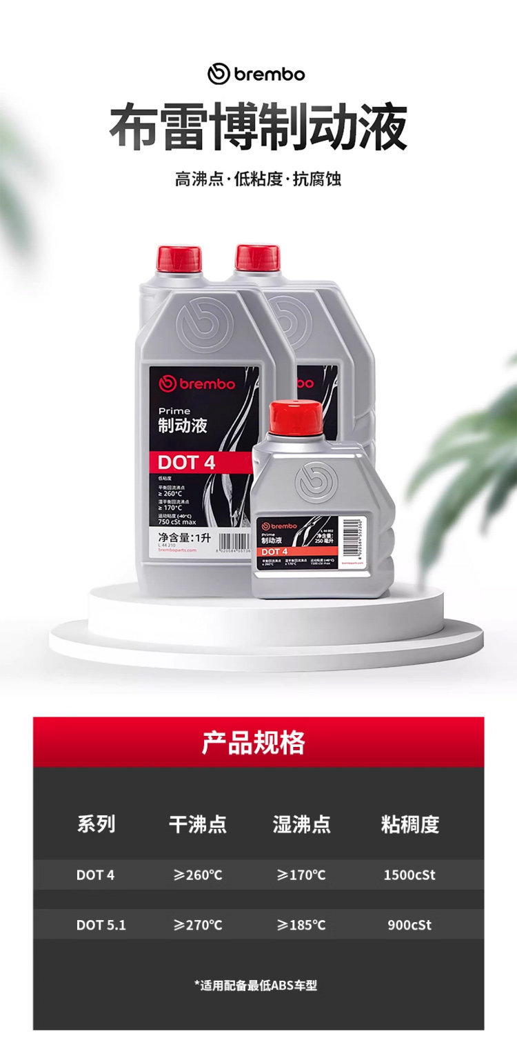 Suitable for genuine Brembo brake fluid DOT4 DOT5. Also applicable to other motorcycles, electric vehicles, and cars