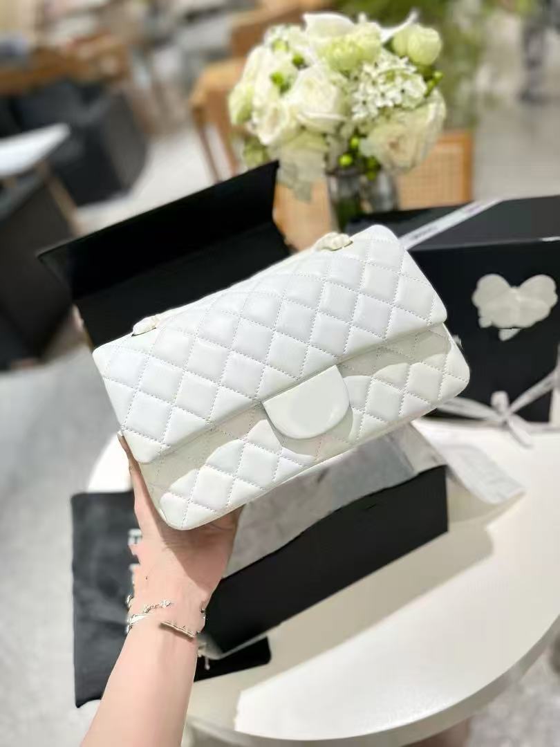 Pure white gold buckle