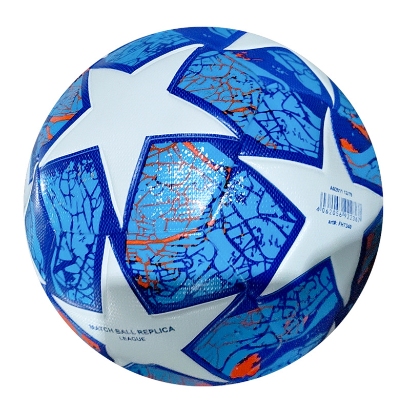 UEFA Champions League Football Hot Adhesion Football Premier League Parada sin fisuras PU4 No. 5 fábrica comercio exterior al por mayor