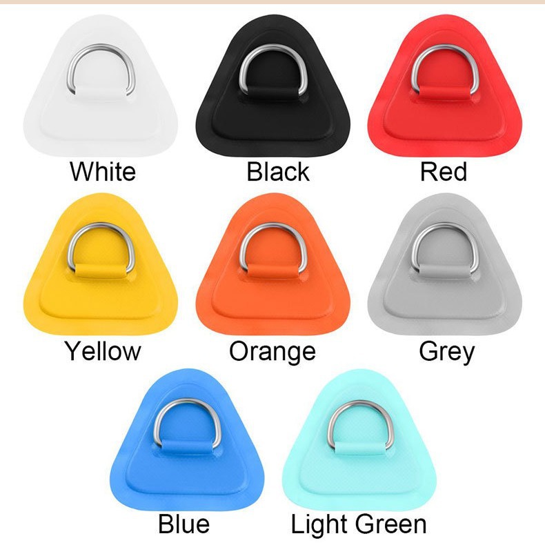 厂家热销SUP桨板松紧绳扣船用固定D型环贴片充气冲浪板钓鱼船配件