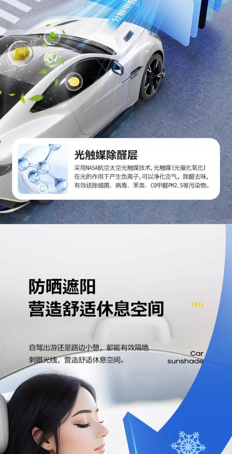 Mercedes-Benz C260L/E300L/GLC260L/C200 car sun protection heat insulation board sunshade curtain front sunshade umbrella