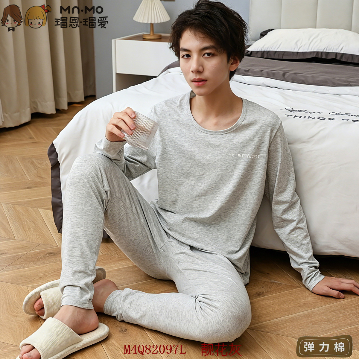 M4Q82097 아름다운 꽃 그레이