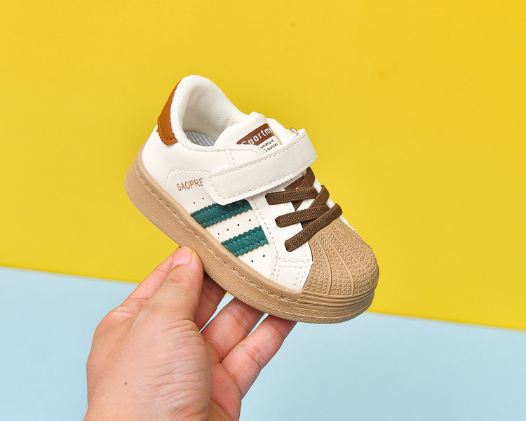 Porta per bambini 2024 primavera autunno nuova moda con punta a punta per bambini e bambine che corrono_voghion.com