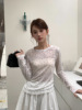 26ye 057m white see-through top