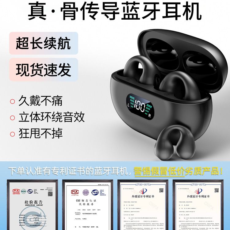 Bone Conduction Bluetooth Earphones Recommended for 2025, True Wireless In-Ear with K Clip