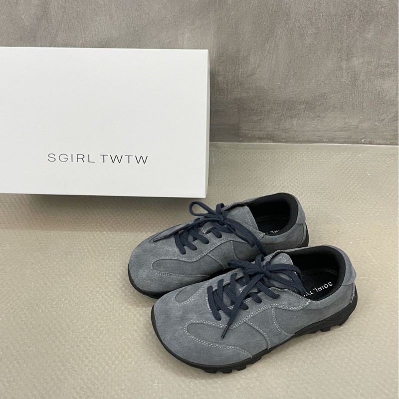 SGIRL TWTW复古平底阿甘德训鞋女2025秋百搭休闲户外赤足运动鞋潮|undefined